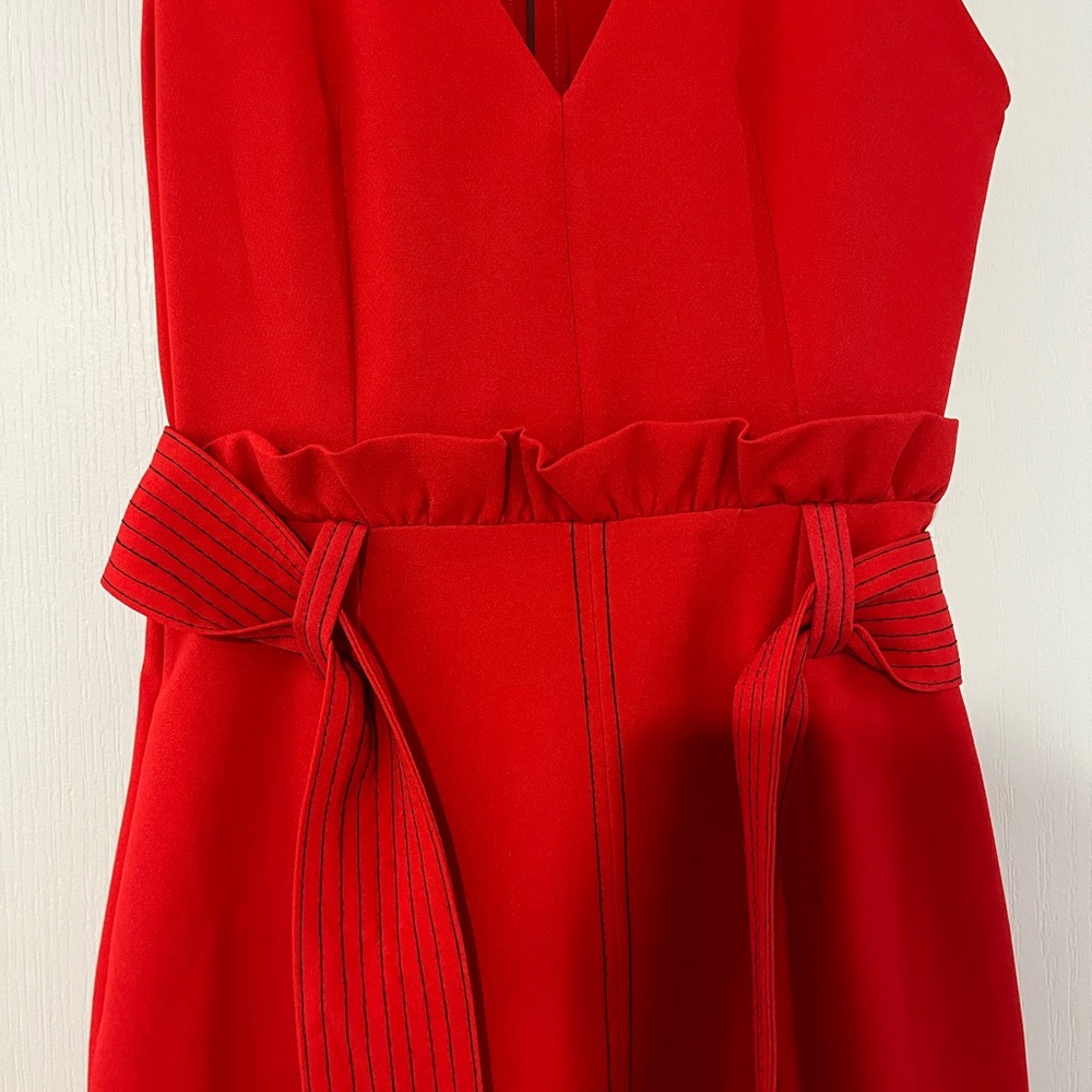 Zara Red Sleeveless Dress - Picture 2 of 5